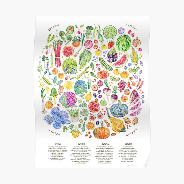 Seasonal Harvest Poster