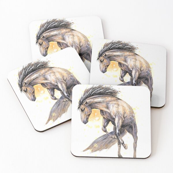 Item preview, Prancing handsome horse designed and sold by RIDVAN | Visual Art & Design.