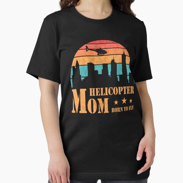 Item preview, Helicopter Mom Born To Fly Vintage Sunset designed and sold by grinta2021.