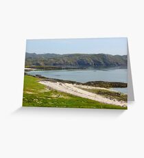 Bay at Handa Island Greeting Card