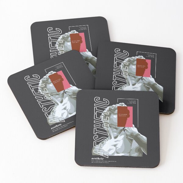 Item preview, Aesthetic with Antique Sculpture Illustration Black Background designed and sold by Peekonet.