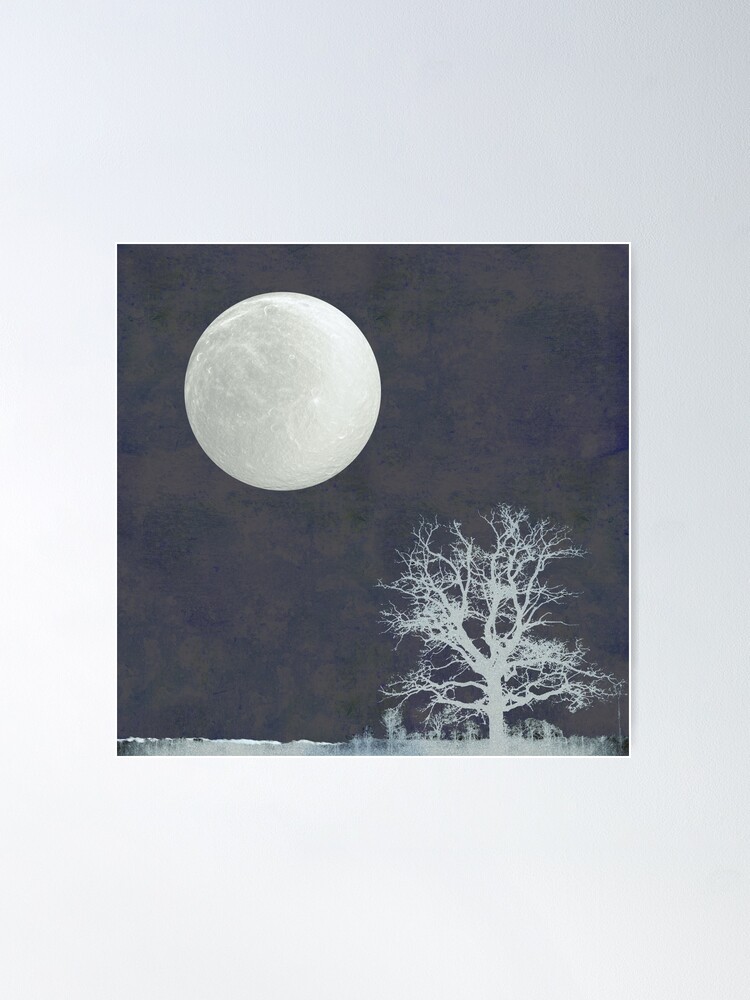 Alternate view of With that moon language Poster