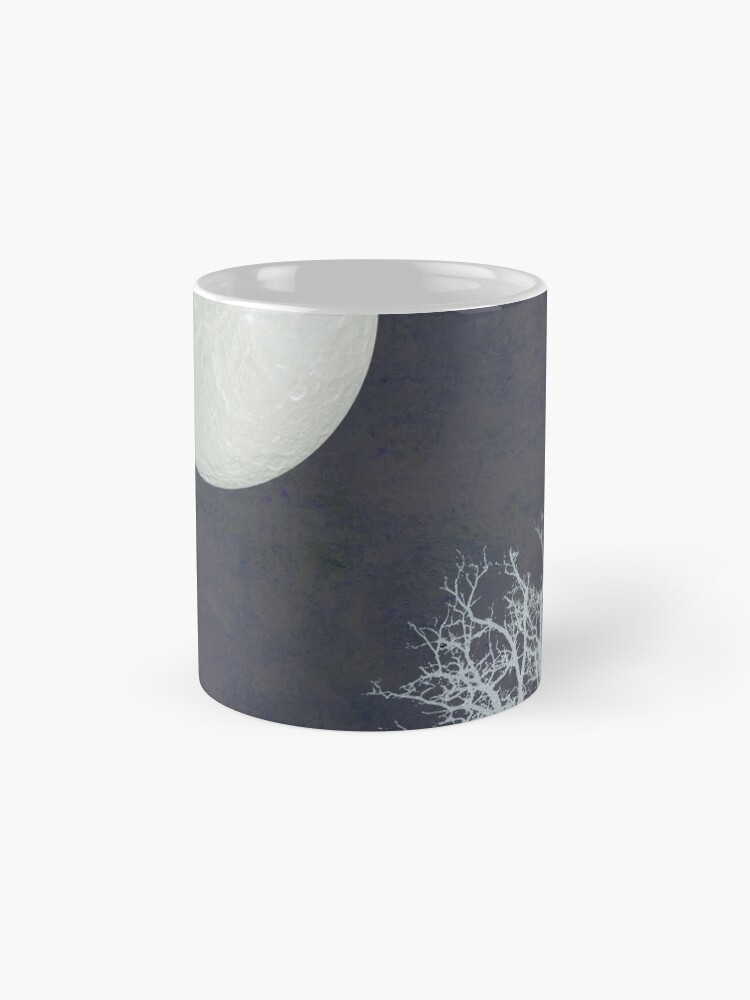 Alternate view of With that moon language Coffee Mug