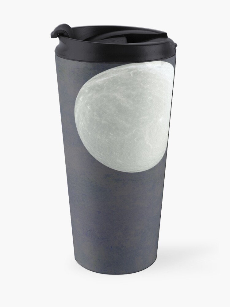 Alternate view of With that moon language Travel Mug