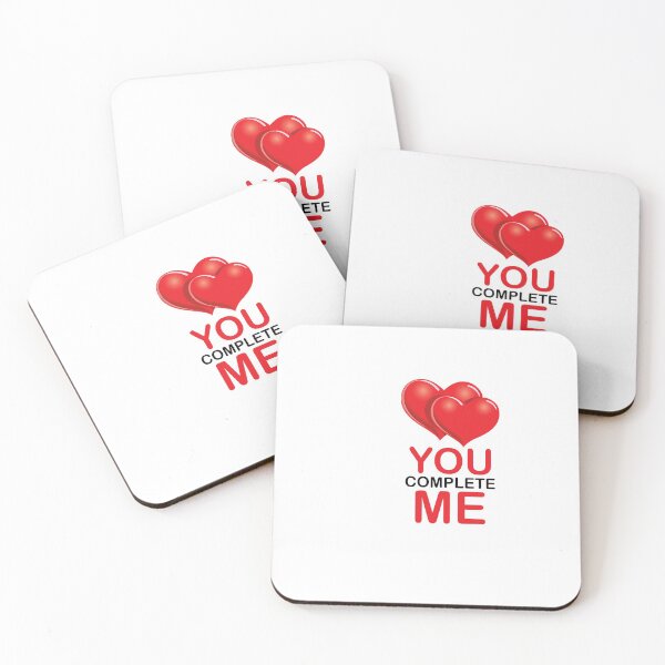 Item preview, "You complete me" romantic quotation gift for him/her designed and sold by Zuhair Ashraf.