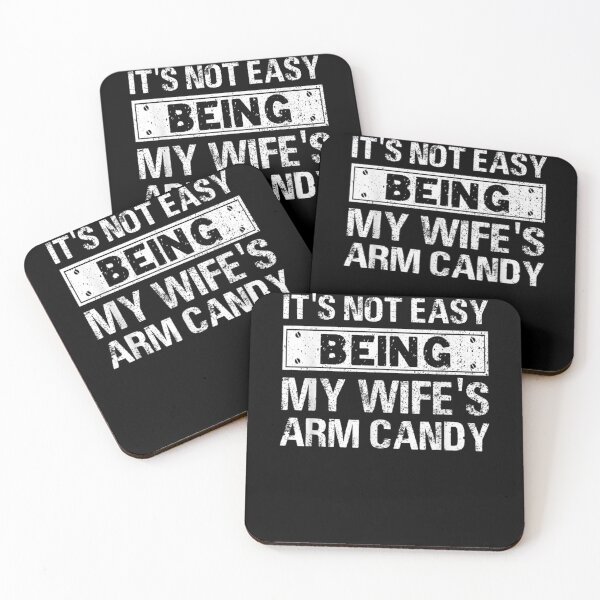 Item preview, Mens Funny Its Not Easy Being My Wifes Arm Candy Fathers day designed and sold by musgroveart.