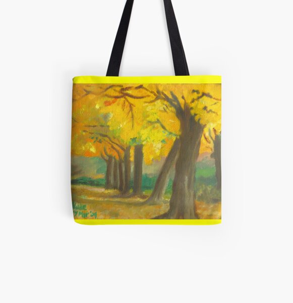 Autumn trees All Over Print Tote Bag