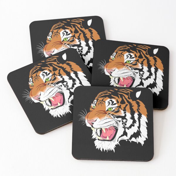Item preview, King tiger roaring designed and sold by Heritees.
