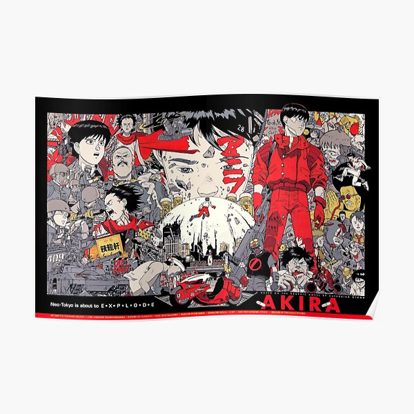 AKIRA (1988) Tirage en édition limitée Poster