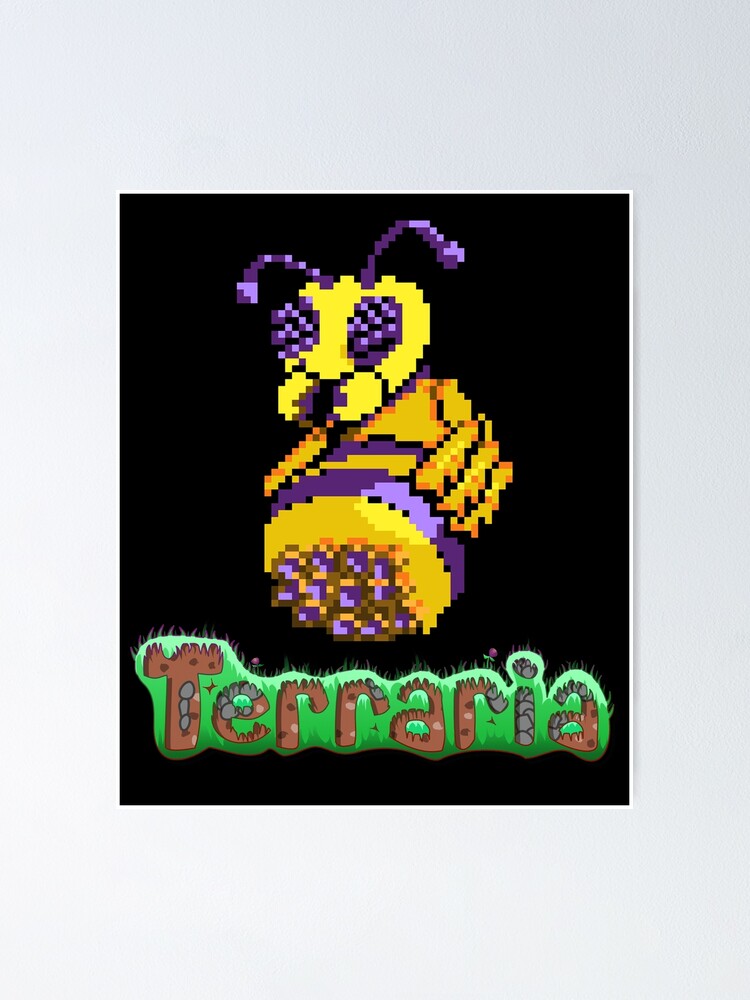 "Terraria ActionAdventure Sandbox Game Cute Bees Design" Poster for Sale by RobertoDerek6