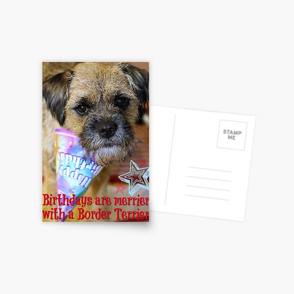 Birthdays are merrier... Postcard