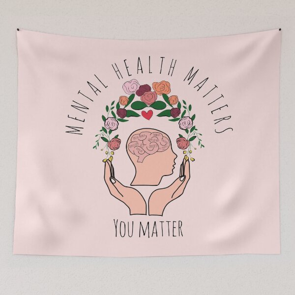Item preview, Mental health matters designed and sold by Mermaidssparkle.