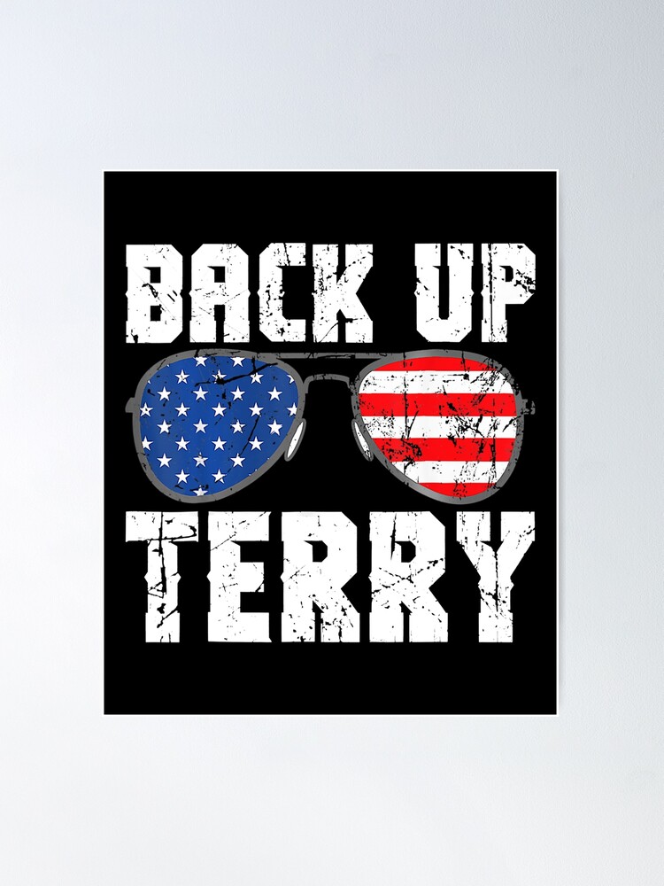 Back Up Terry Shirt American Flag USA 4th Of July Sunglasses T