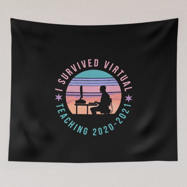 Item preview, I Survived Virtual Teaching 2020-2021-Back to School designed and sold by DiensDesign.