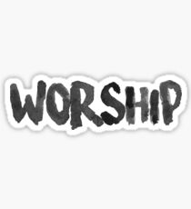 Worship Sticker