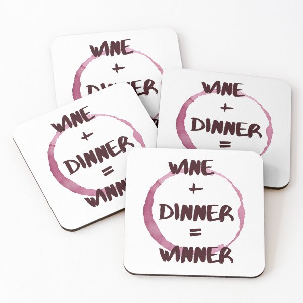 Item preview, Wine and Dinner Go Together designed and sold by geekygirlprint.