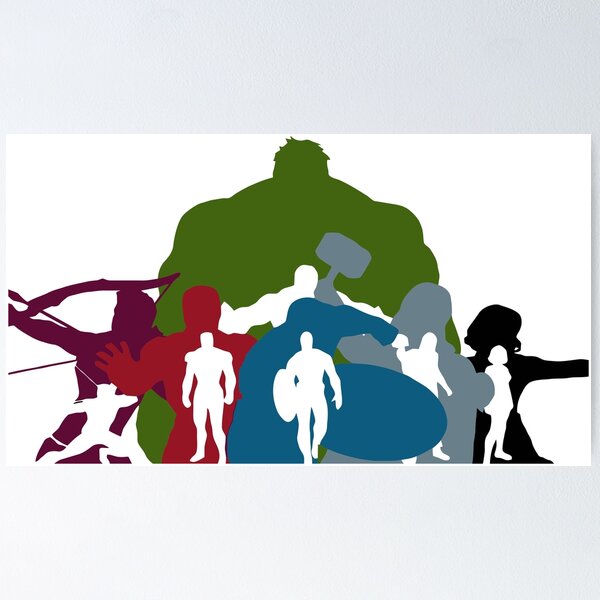 Item preview, avengers original six designed and sold by Consili0.