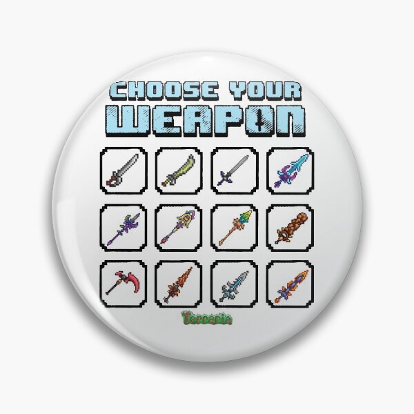 Item preview, Terraria Game Choose Your Weapon designed and sold by RobertoDerek6.