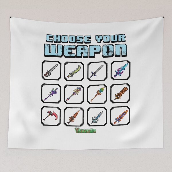 Item preview, Terraria Game Choose Your Weapon designed and sold by RobertoDerek6.