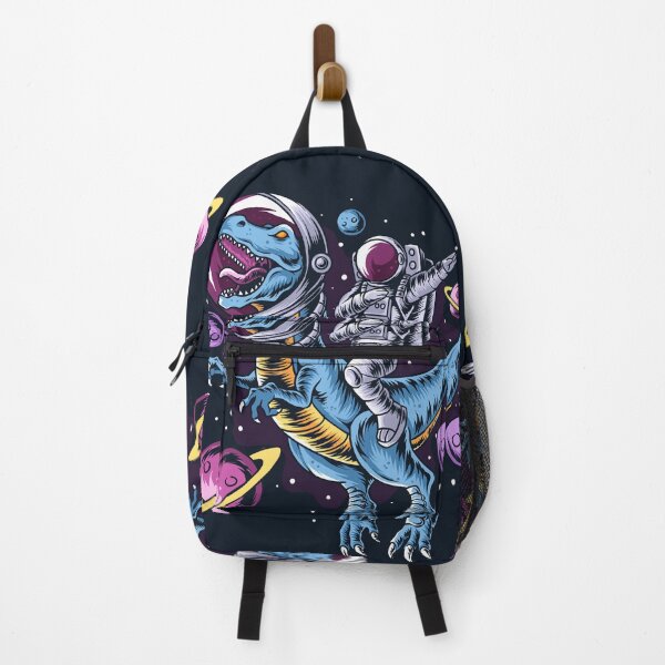 Item preview, Astronaut Drives T-Rex Dinosaurs Outer Space Full Stars Planets Editable Layers Artwork designed and sold by Peekonet.
