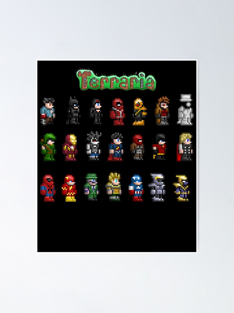 Terrarias All Boss | Poster