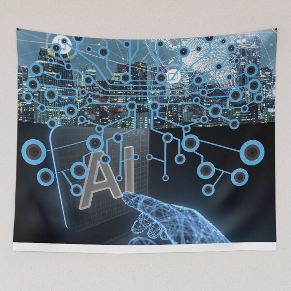 Item preview, AI Journey - Futuristic World designed and sold by myteebaq.