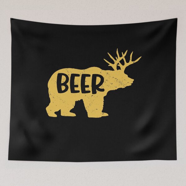 Item preview, Bear And Deer Is Beer, Funny Drinking Gift designed and sold by FuntasticDez.