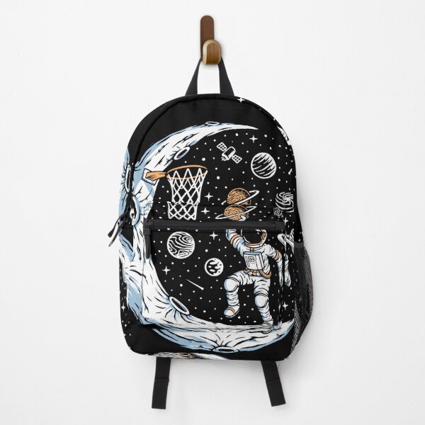 Item preview, Astronaut Playing Basketball Moon Illustration designed and sold by Peekonet.