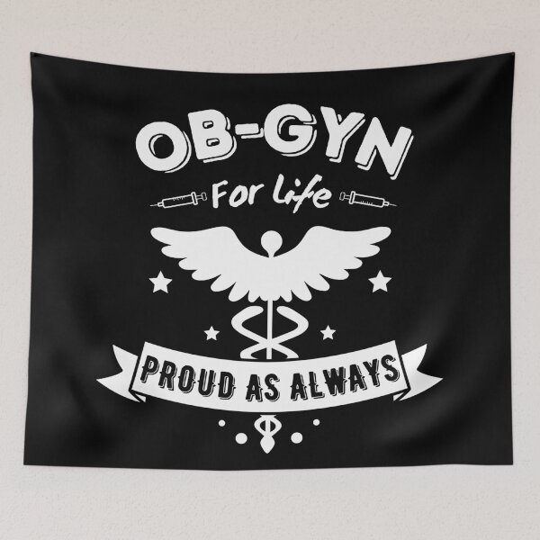 Item preview, Funny OBGYN For Life Proud As Always for Obstetrician Gynecologist Hospital Doctors designed and sold by MyPrintCharming.