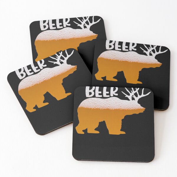 Item preview, Deer And Bear, It's Beer! Beer Lover Gift designed and sold by FuntasticDez.
