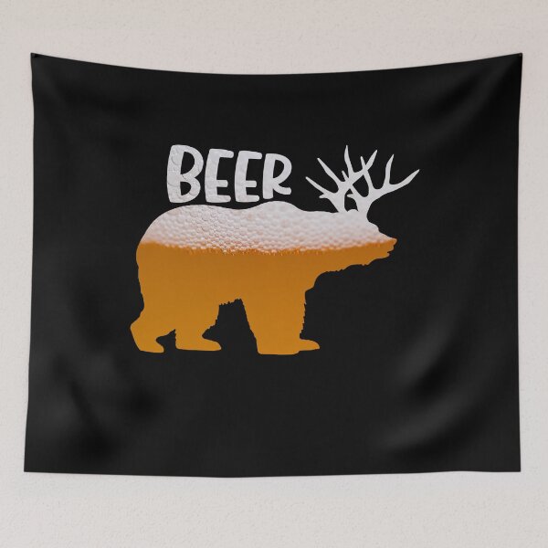 Item preview, Deer And Bear, It's Beer! Beer Lover Gift designed and sold by FuntasticDez.