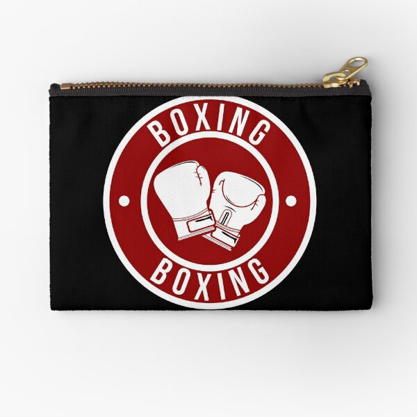 Red Boxing Gloves Zipper Pouch for Sale by littlearrow