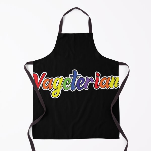 Item preview, Vagetarian Funny Vegan LGBT Pride equality Rainbow Lesbian designed and sold by Rzelemenz.