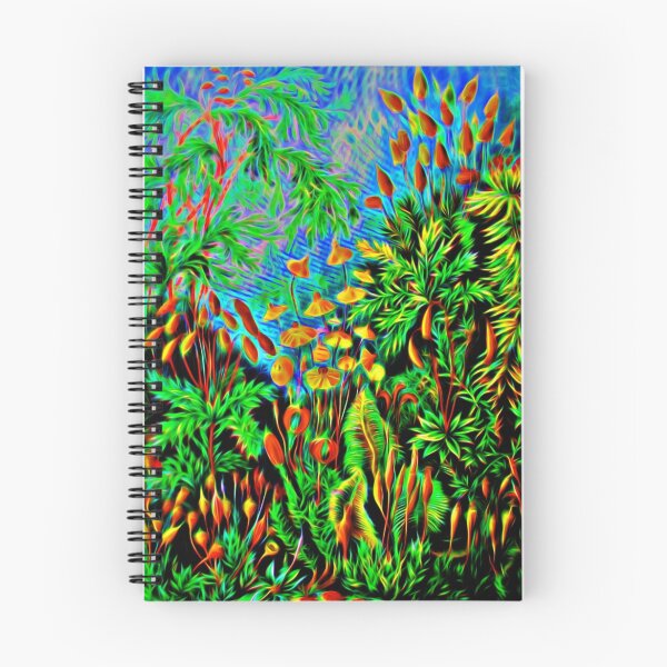 Artikelvorschau, Pflanzen & Tiere, Zauberpilze, Pilze, Moos, Moos, Psychedelisch, Kunst, Illustration, Haeckel, entworfen und verkauft von lavalova.