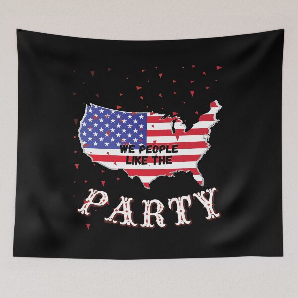 Item preview, We the people like to party designed and sold by HasnaanMohsin.