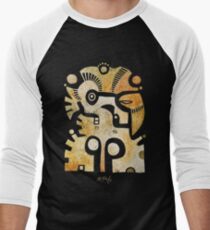 Aztek Adler und Taube Men's Baseball ¾ T-Shirt