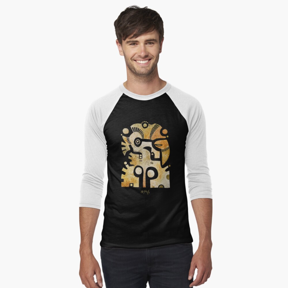 Item preview, Baseball ¾ Sleeve T-Shirt designed and sold by artegala.