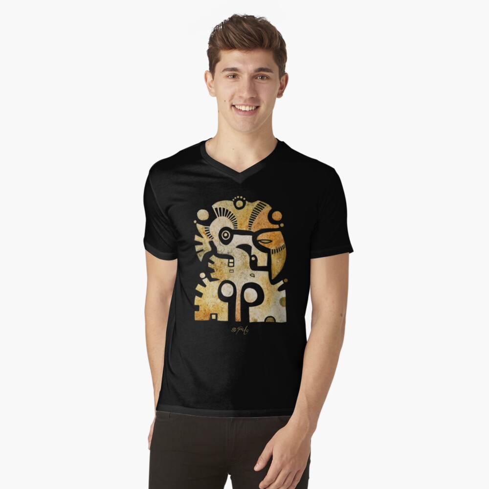 Item preview, V-Neck T-Shirt designed and sold by artegala.
