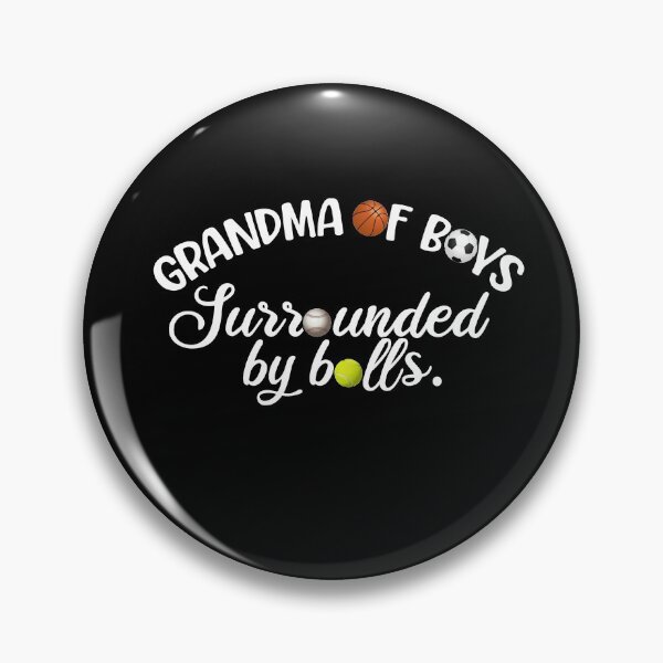 Artikelvorschau, Oma von Jungen, umgeben von Bällen, lustiges Oma-Geschenk entworfen und verkauft von FuntasticDez.