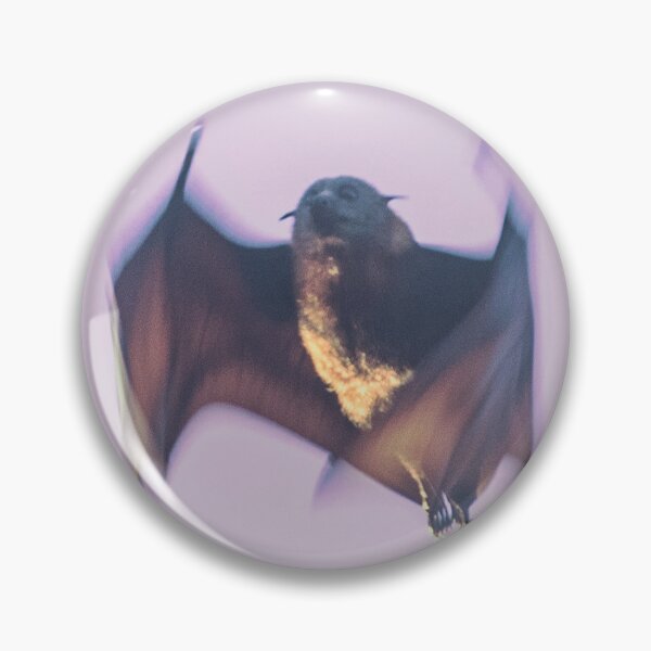 Item preview, Bat in flight wings in motion - Purple Bat Artwork designed and sold by mariagram17.