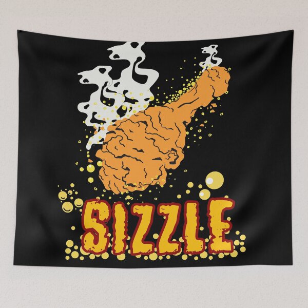 Item preview, Sizzle Hot Deep Fried Chicken designed and sold by SYNTASTIC.