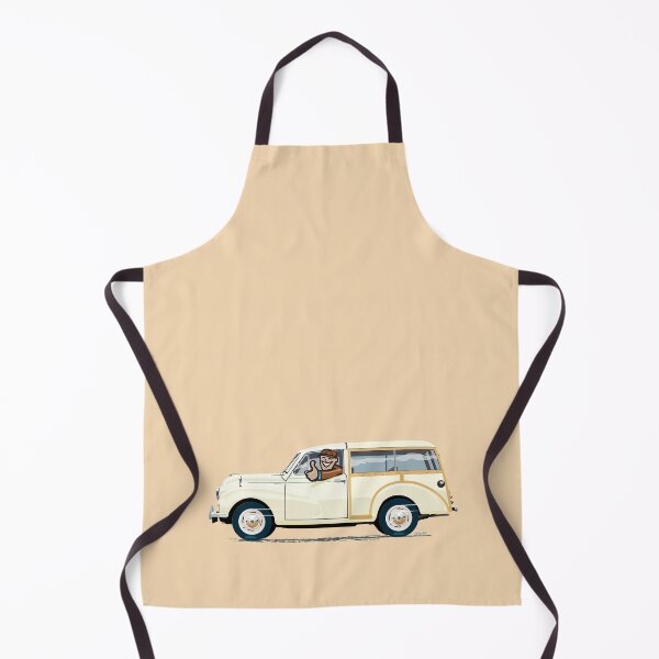 Item preview, Old English White Morris Minor Traveller (left hand drive) designed and sold by Bigs66.
