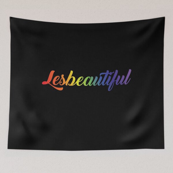 Item preview, Lesbautiful Funny Vegan LGBT Pride equality Rainbow Lesbian  designed and sold by Rzelemenz.