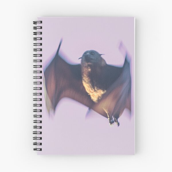 Item preview, Bat in flight wings in motion - Purple Bat Artwork designed and sold by mariagram17.