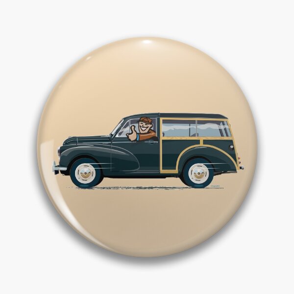 Item preview, Black Morris Minor Traveller (left hand drive) designed and sold by Bigs66.