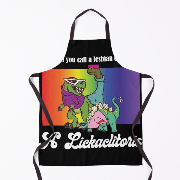 Item preview, Lickaclitorisis dinosaur Funny LGBT Pride Rainbow Lesbian designed and sold by Rzelemenz.