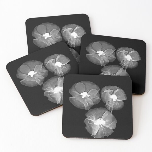 Item preview, Black and White Transparent Flowers designed and sold by BilgePaksoylu.