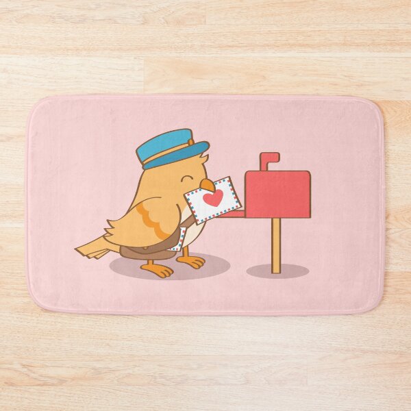 Item preview, Cute Birdy Postman Love Letter Delivery designed and sold by rustydoodle.