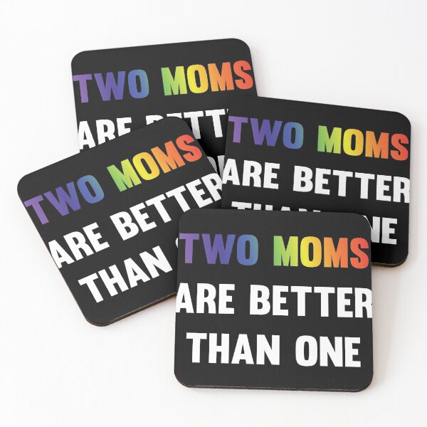 Item preview, Two Moms are better than one LGBT equality Rainbow Lesbian  designed and sold by Rzelemenz.