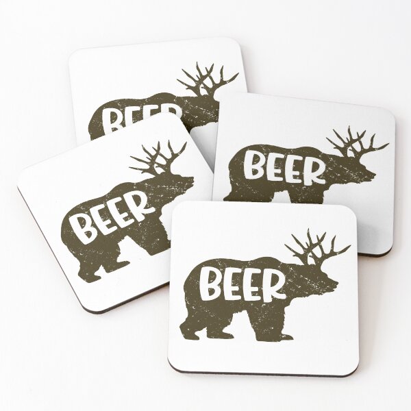 Item preview, Bear And Deer Is Beer, Funny Drinking Gift designed and sold by FuntasticDez.